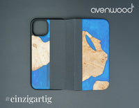 Thumbnail for ÉTUI À FLIPCHE PORTO COLLECTION iPhone 13 6323 Bleu
